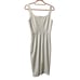 Dress The Population White Sweetheart Sheath Midi Dress Small