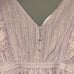 HOUSE OF HARLOW 1960 Mini A-Line Metallic Striped Tiered Ruffled Dress Size M