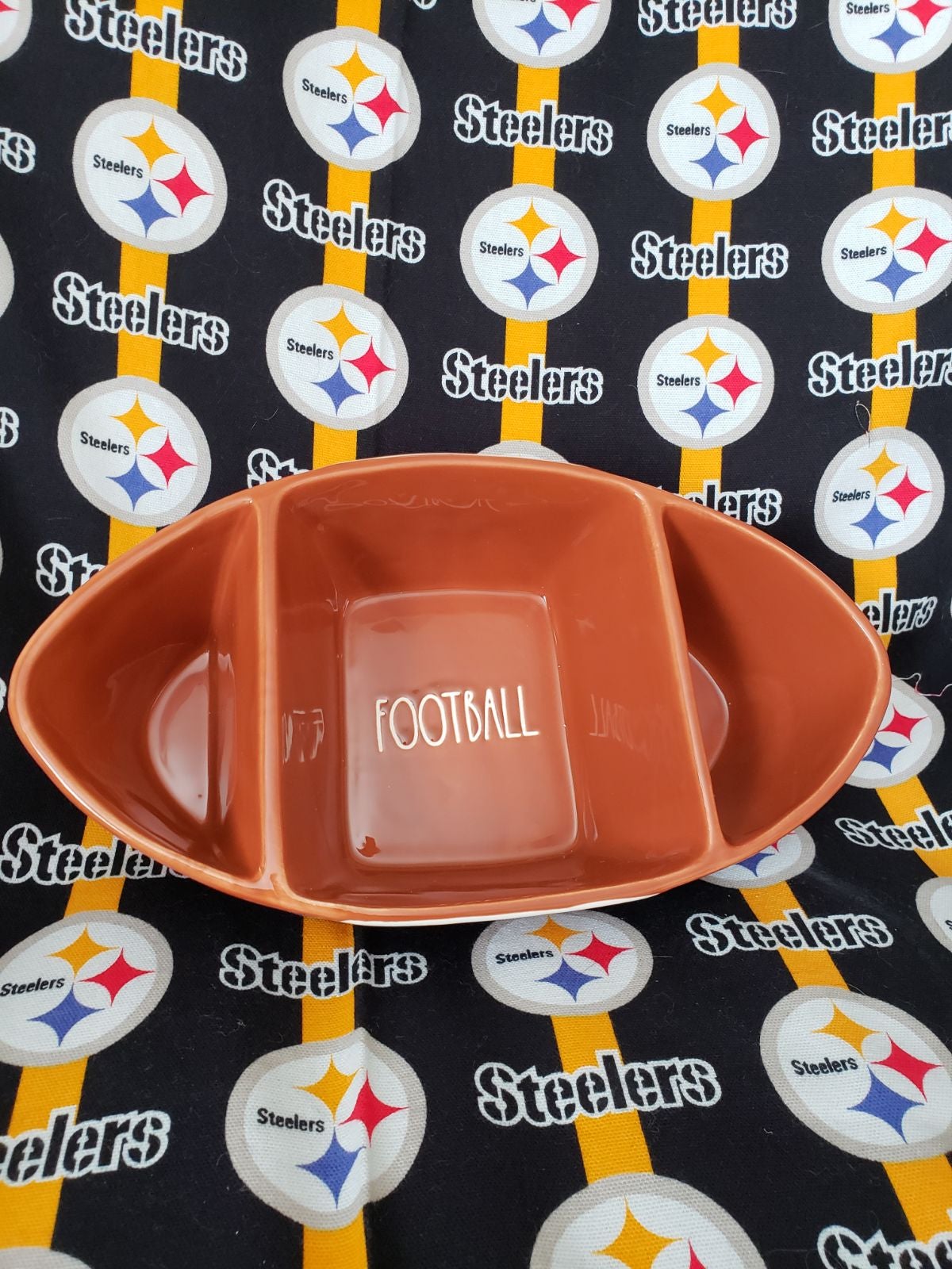Rae Dunn footbal bowl