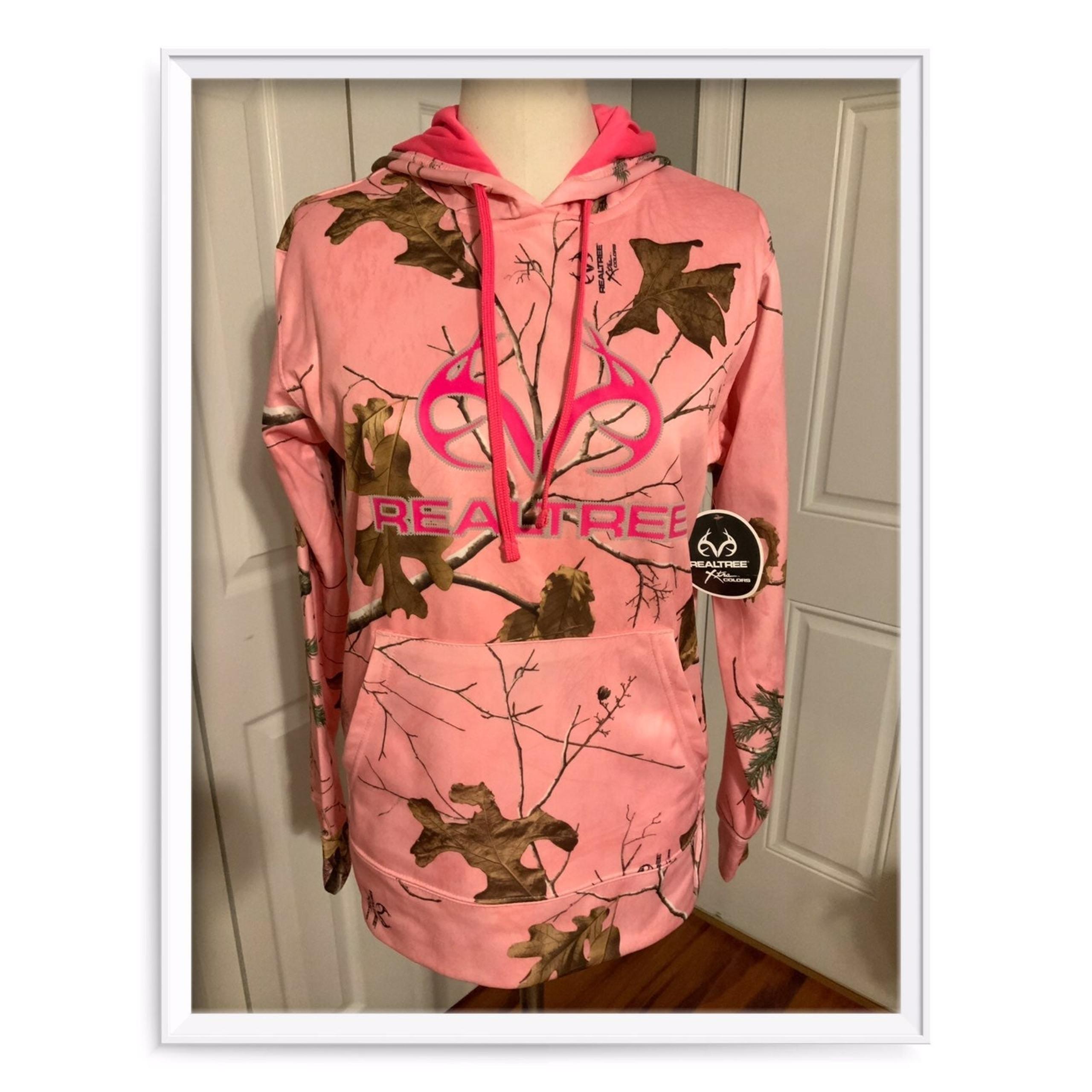 Realtree Camo Pink Hoodie Sweatshirt