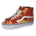 Vans Sk8-Hi Canvas Skate Shoes Orange / Yellow Camo Women's 6