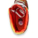 Vans Sk8-Hi Canvas Skate Shoes Orange / Yellow Camo Women's 6
