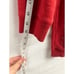 Express Womens Pullover 3/4 Sleeve Scoop neck Studded Front Sweatshirt Red Small