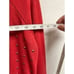 Express Womens Pullover 3/4 Sleeve Scoop neck Studded Front Sweatshirt Red Small