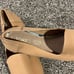 Tom’s Darcy Tan Leather Flat Woman’s Size 8.5