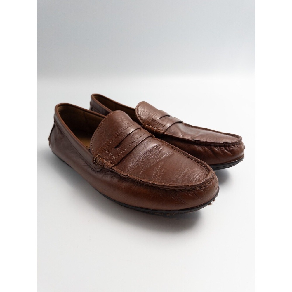 Coach Penny Loafer Men Size 12 Brown Leather