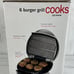 Cooks JCP Home Grill Nonstick Top & Bottom Grill, Drip Tray, 56” Grill Space NIB