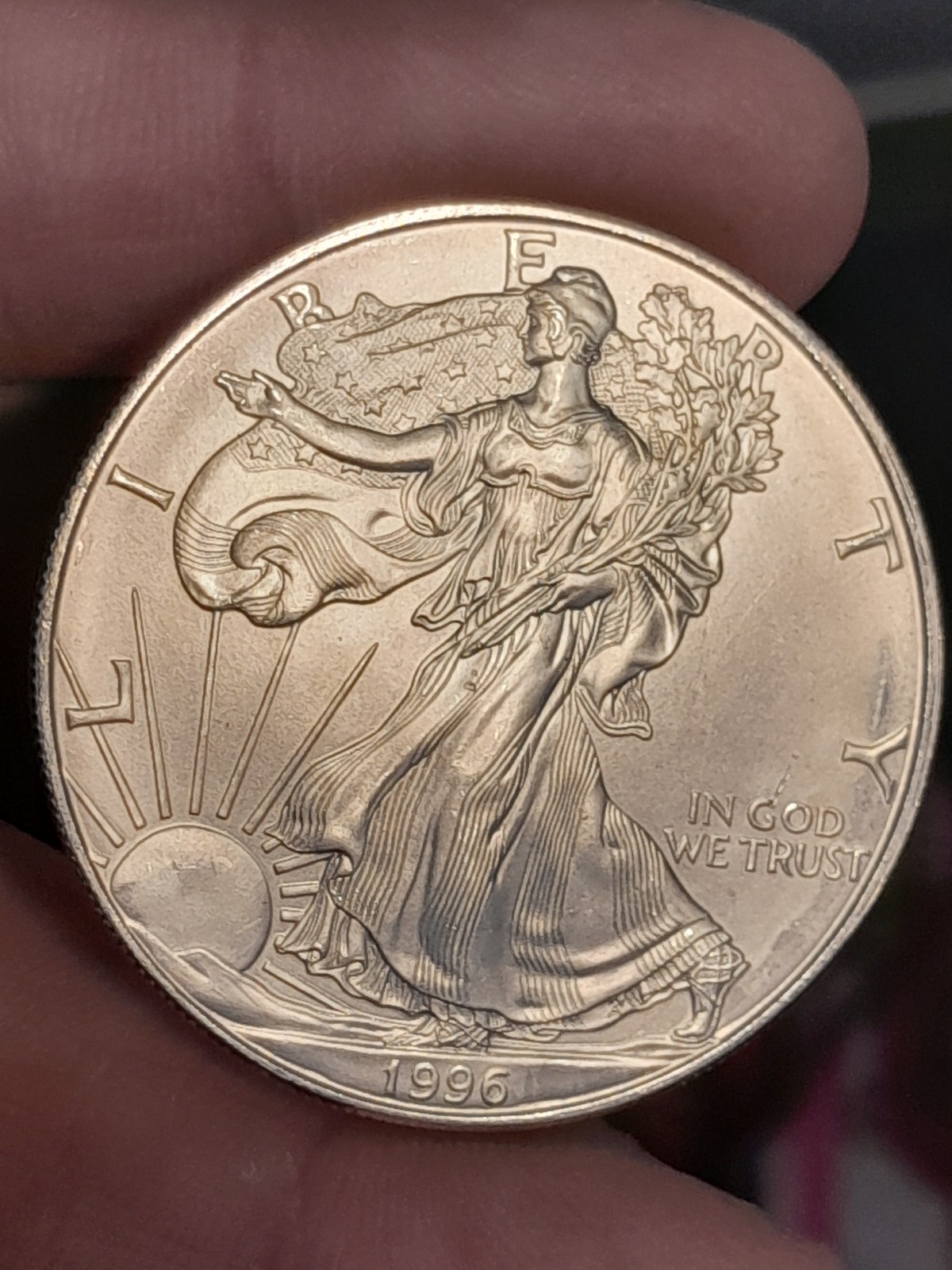 1996 American Silver Eagle BU