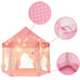 NEW Kids Pop Up Play Tent Princess Castle Playhouse w/ Carry Bag & Star lights