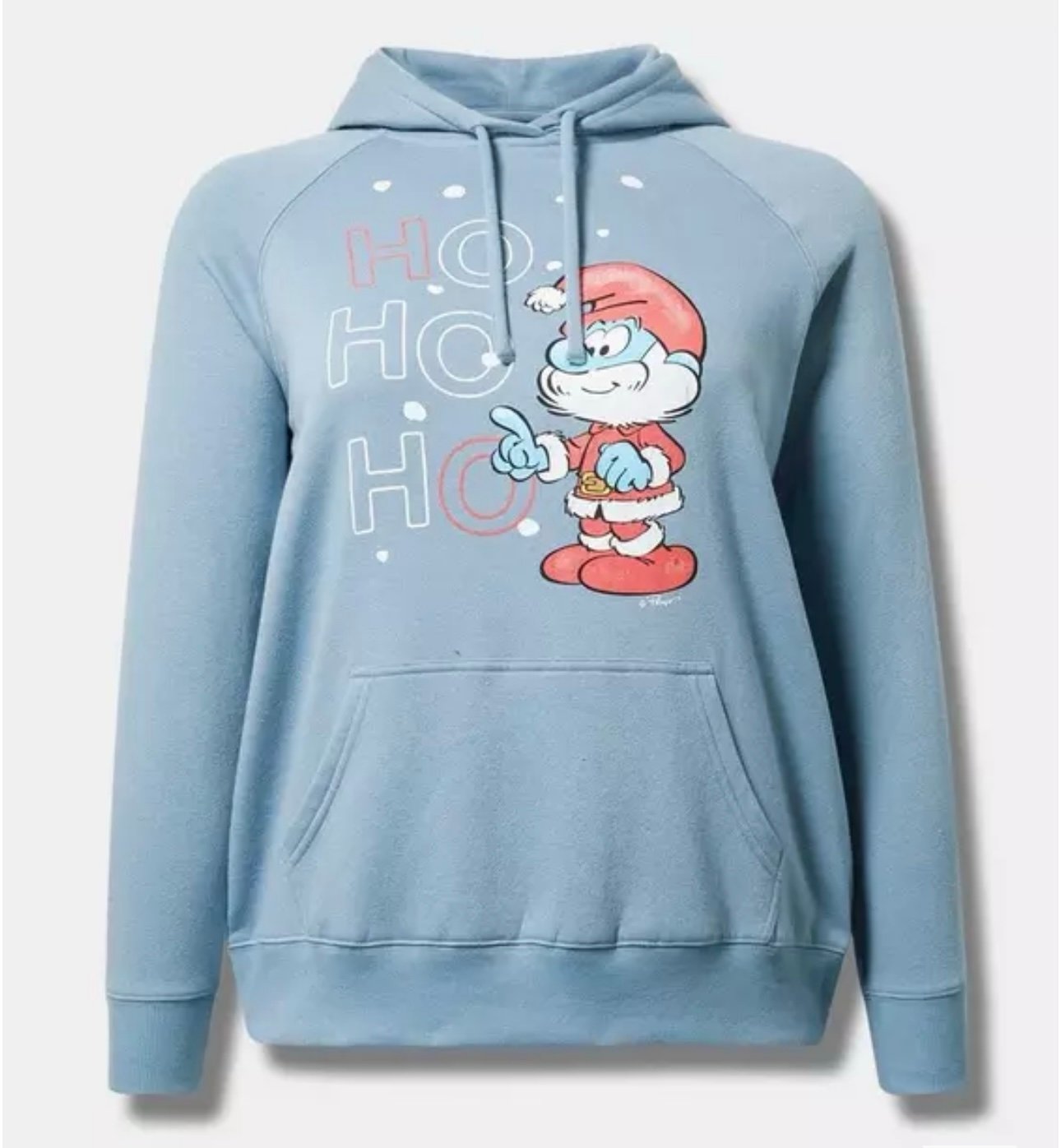 NWT Torrid The Smurfs classic fit cozy fleece blue Hoodie size 3X