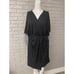 Flora by Flora Nikrooz Black & Silver Lace Robe Size L NWT