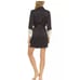 Flora by Flora Nikrooz Black & Silver Lace Robe Size L NWT