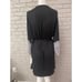 Flora by Flora Nikrooz Black & Silver Lace Robe Size L NWT