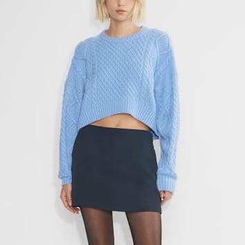 Sunday Best Peggy Cropped Sweater