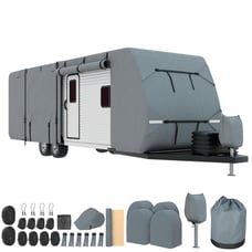 Travel Trailer RV Cover, Extra-Thick Upgraded 7 Layers for Camper Cover 20'-22'