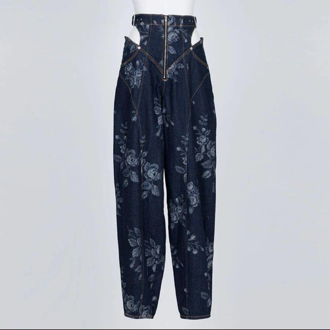FETICO ROSE EMBROIDERED DENIM 25SS