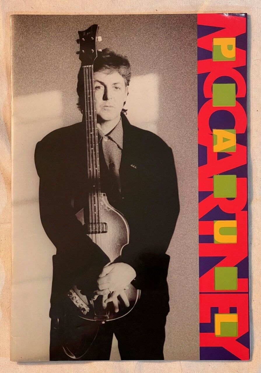 Paul McCartney Concert Program Book World Tour 1989 - 90
