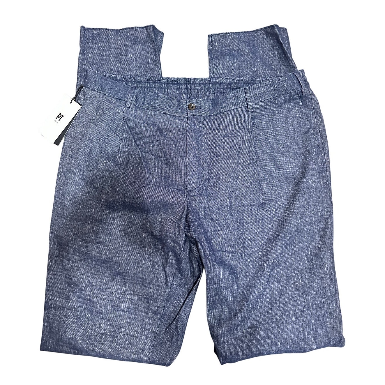 PT Torino Men's slim fit stretch chambray pants size 54 NEW