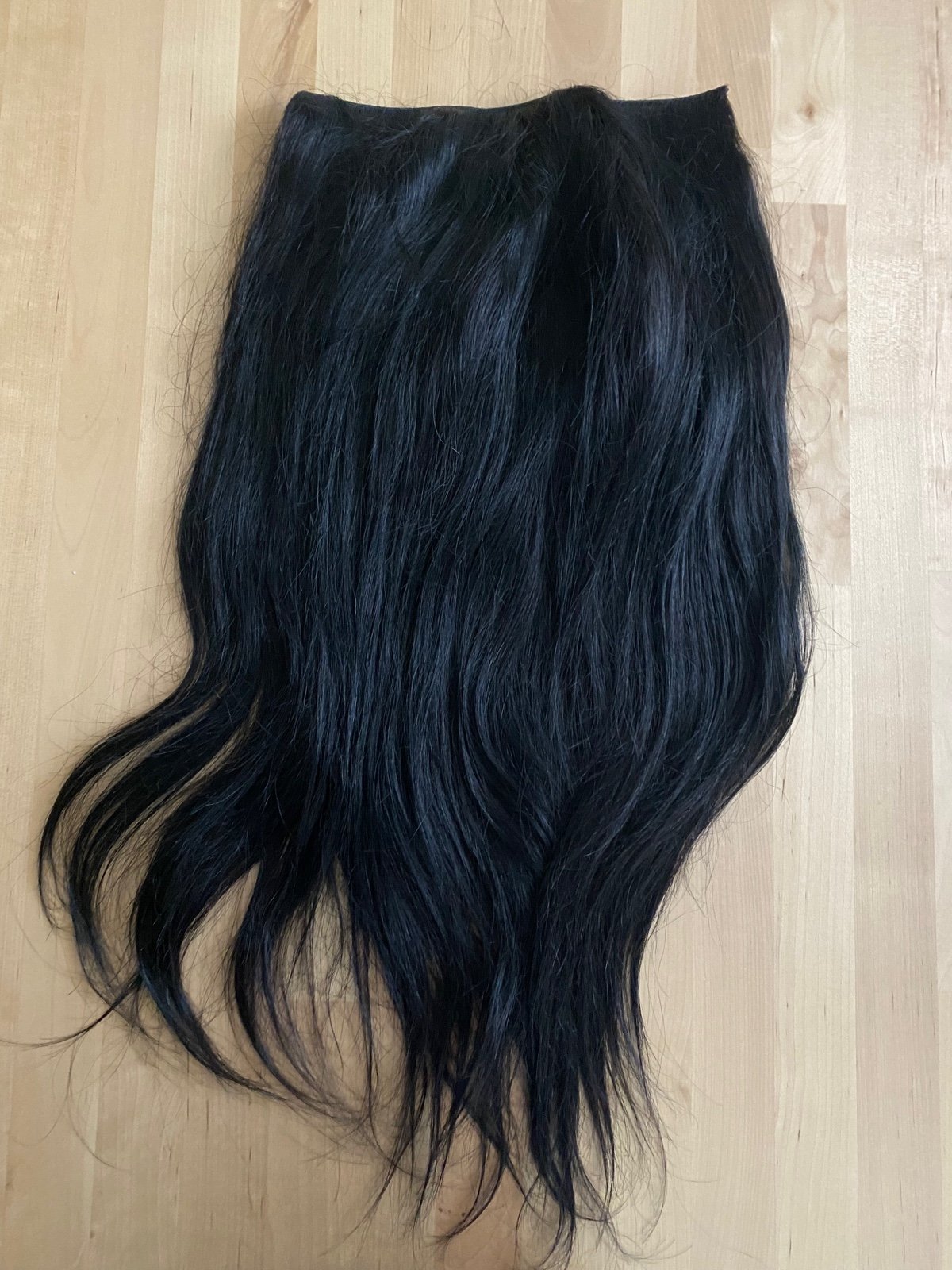 Black Brazilian Human Half Wig