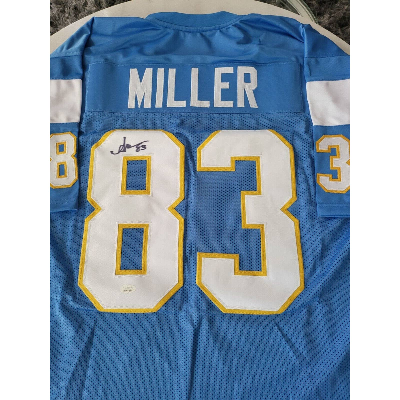Anthony Miller Autographed/Signed Jersey JSA Stick San Diego Chargers Pro Bowler