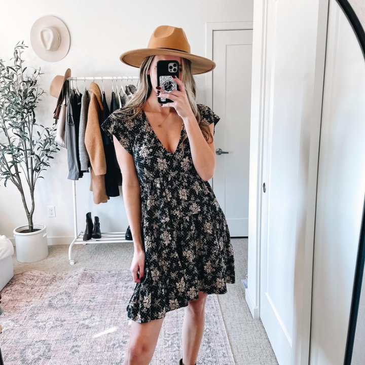 Tan Wide Brim Hat