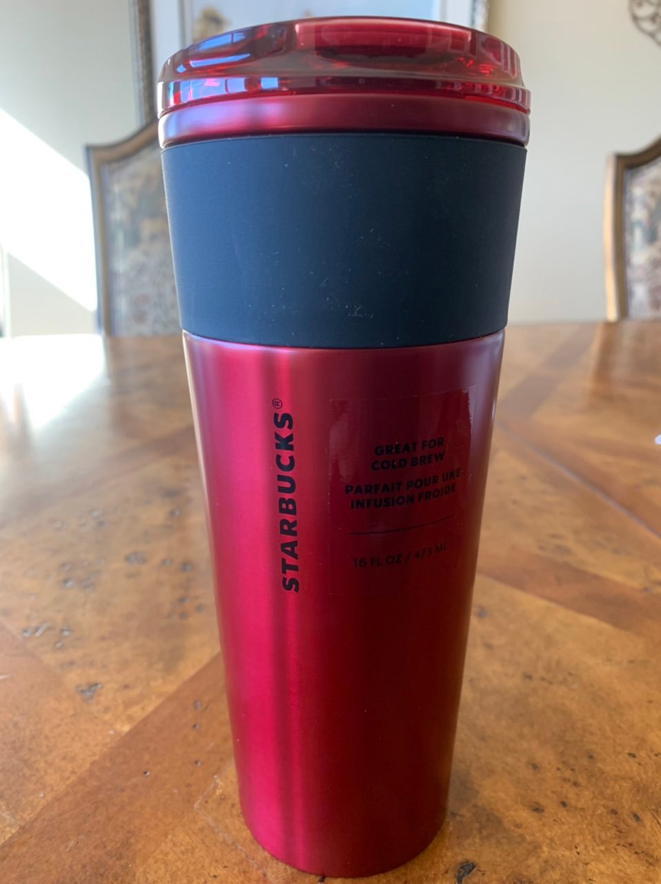 Starbucks tumbler holiday 2021 red stainless steel