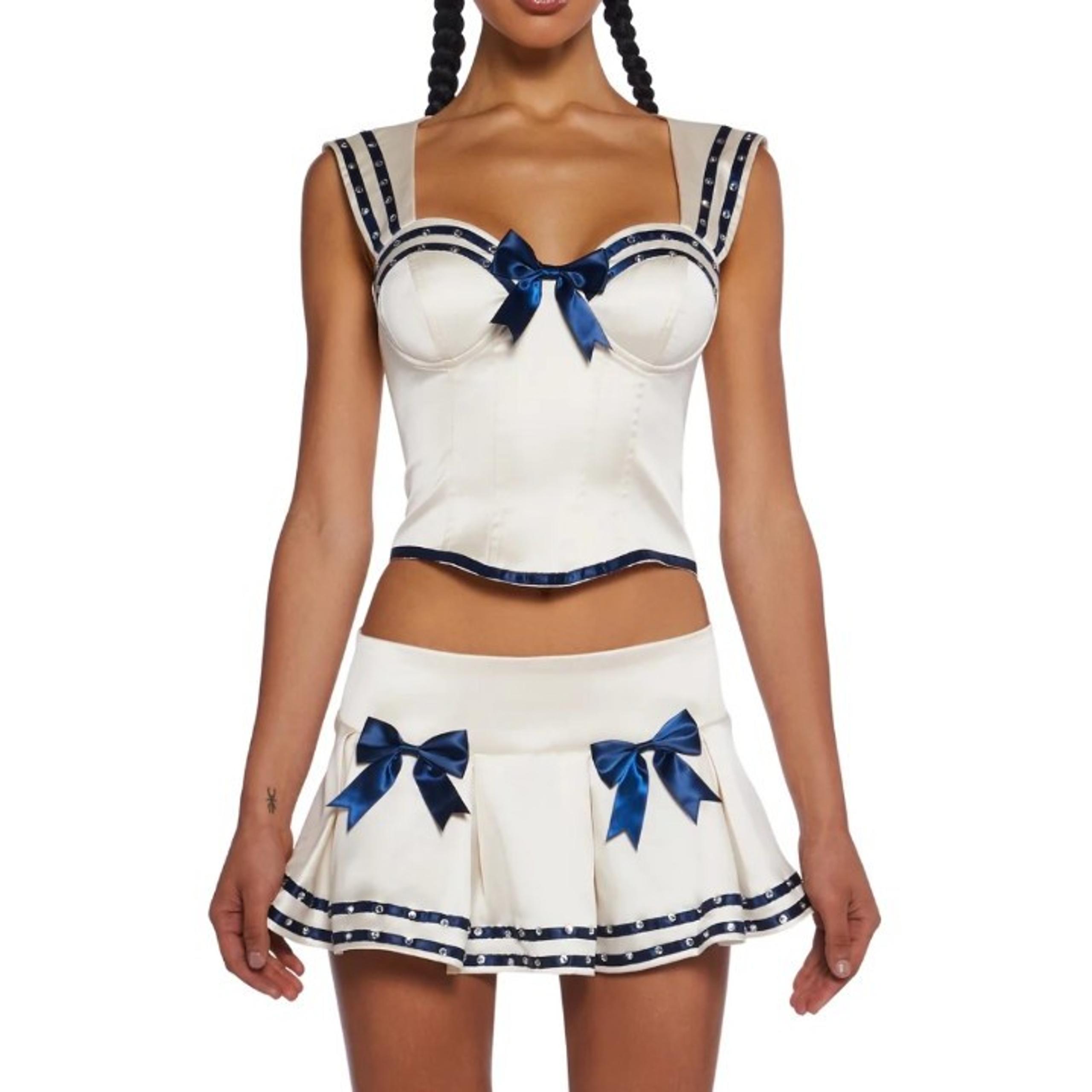NWT Dollskill Anchors Aweigh Vintage Sailor Girl Halloween Costume Size M