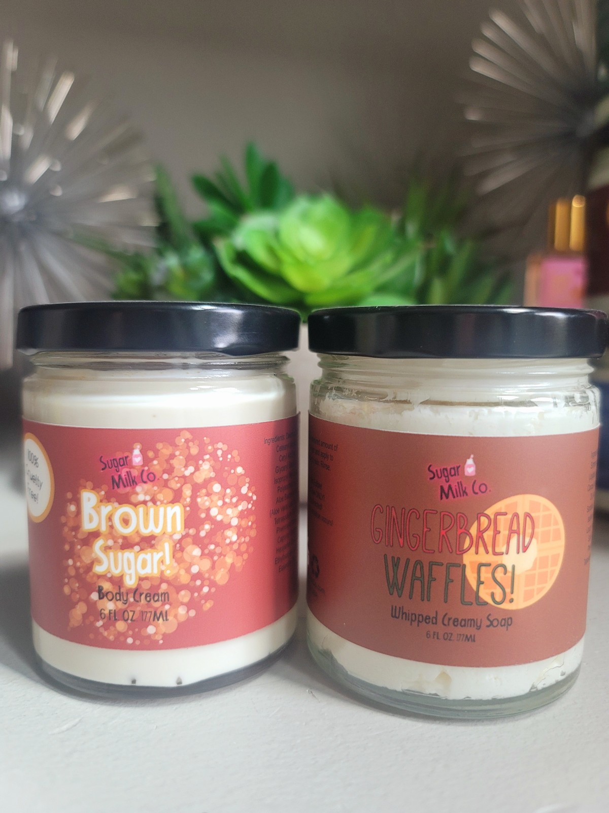 Sugar Milk Co. Brown Sugar! Body Cream + Gingerbread Waffles!