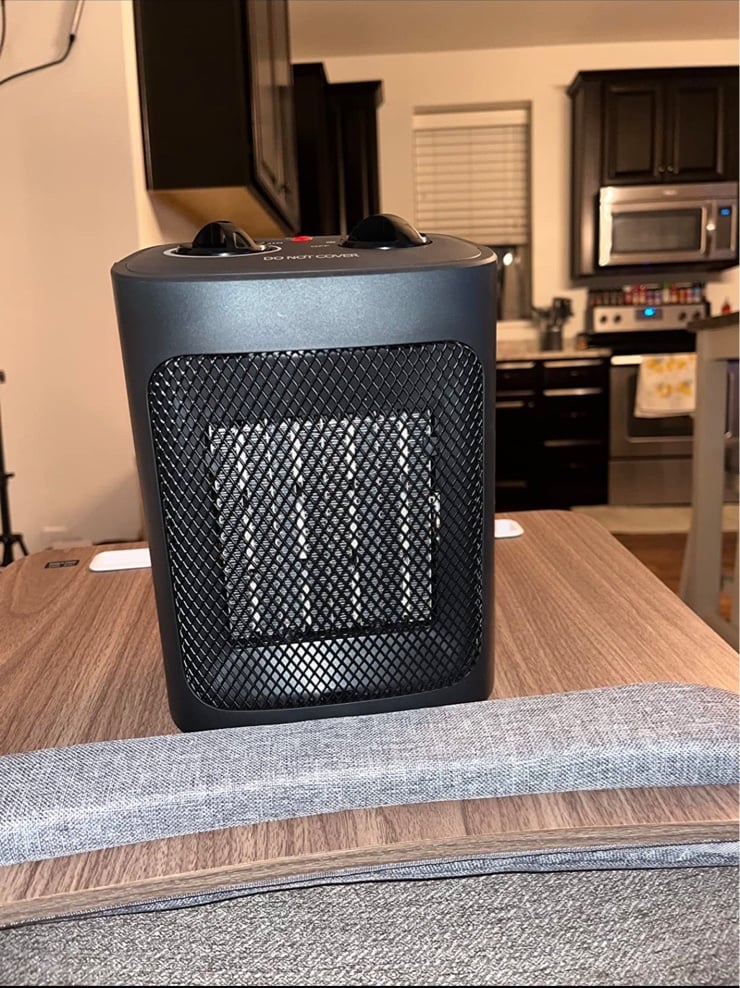 Space Heater, 1500W Electric Heaters Indoor Portable with Thermostat, Fast Heati