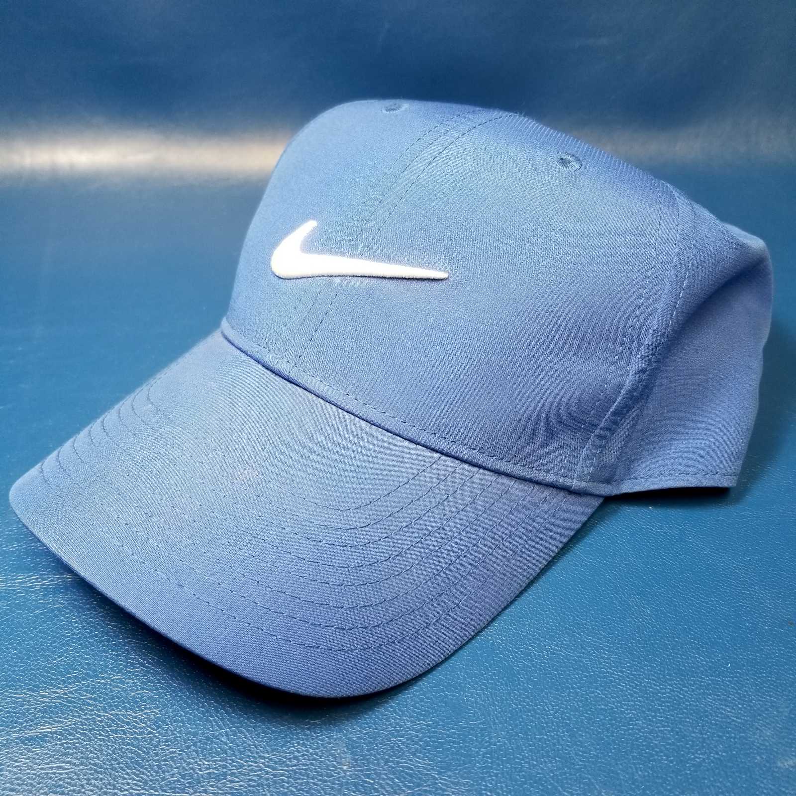 Nike Legacy91 Dri-Fit blue polyester baseball hat adjustable loop strap cap