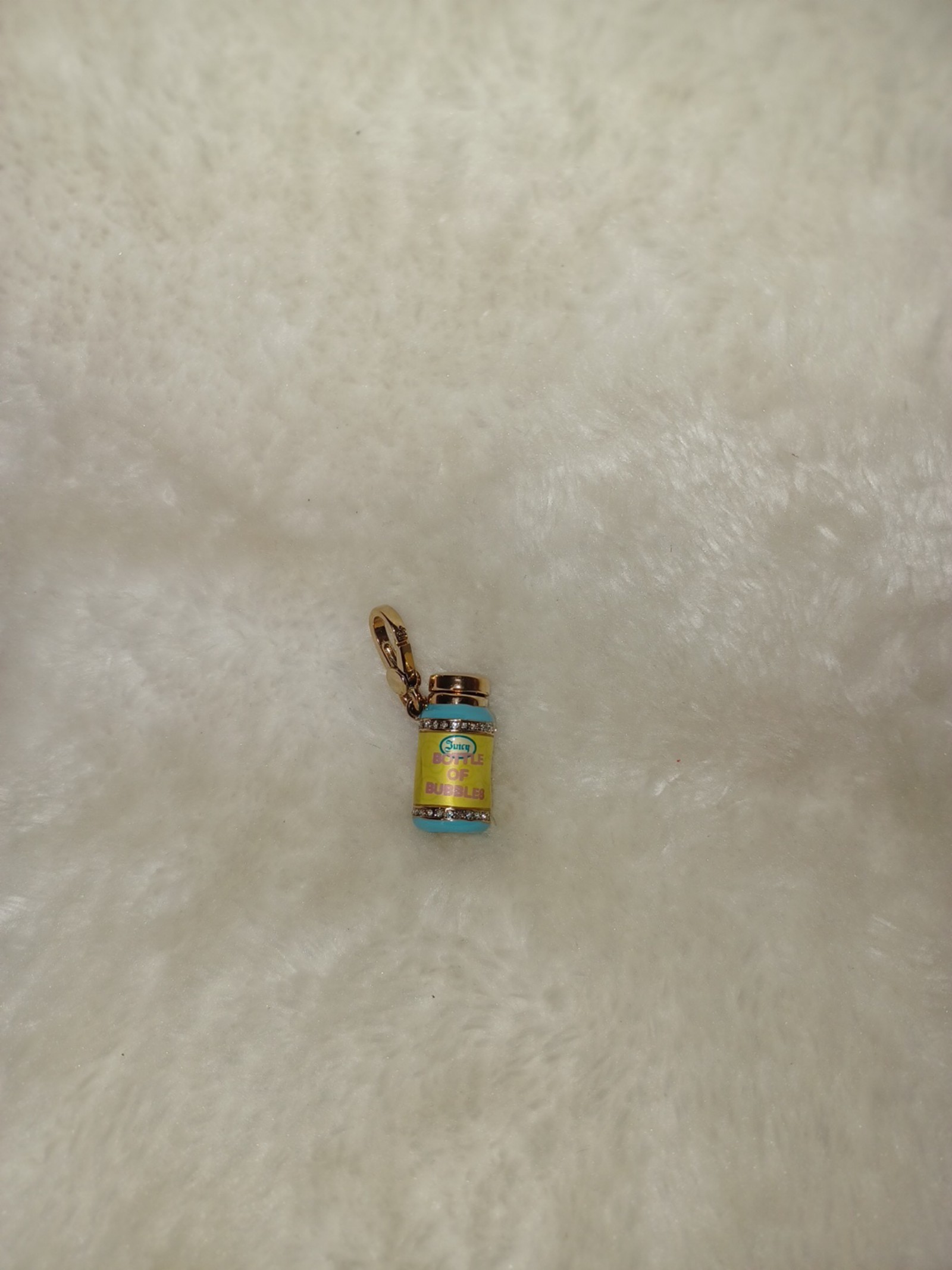 Juicy couture bubble bottle charm