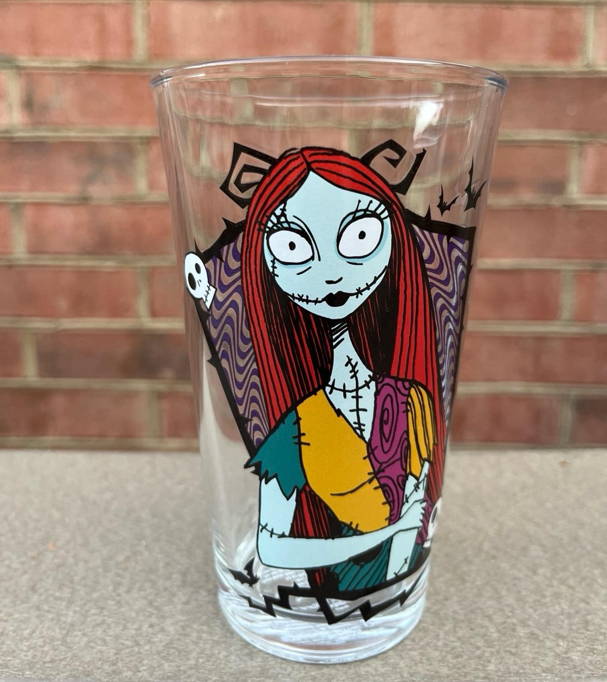 Disneys Tim Burtons Nightmare Before Christmas SALLY 16 Oz Drinking Glass