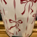 Peddle stepper trash can with pink bows