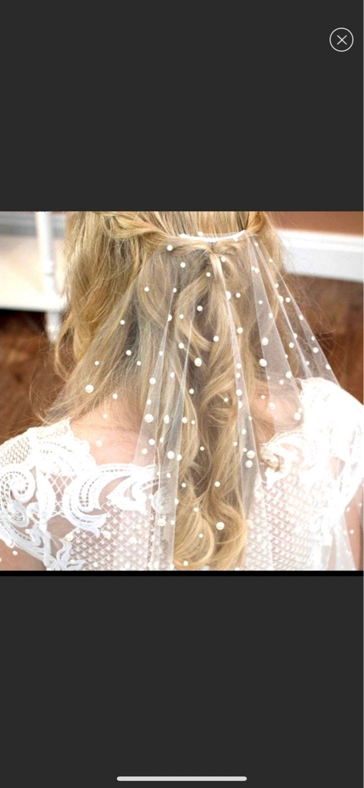 Pearl Wedding Veil