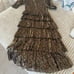 LoveShackFancy Floral Metallic Dress 4