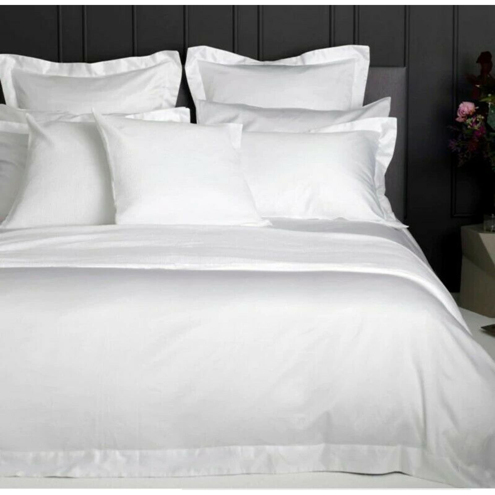 White House Duvet Cover Set with Zipper Closure 3pc Duvet Cover Set KING