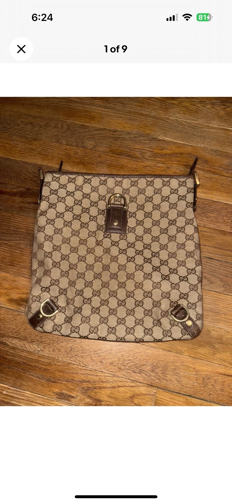 Gucci Abbey D-Ring gg signature messenger bag