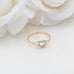 Cute Solid 14K Gold Heart Ring
