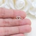Cute Solid 14K Gold Heart Ring