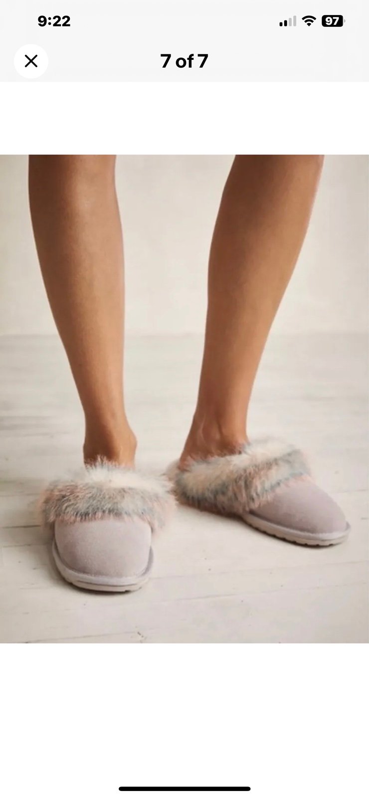 Emu Australia Jolie Lava Slippers Shearling Fur Lined Rose Multi
