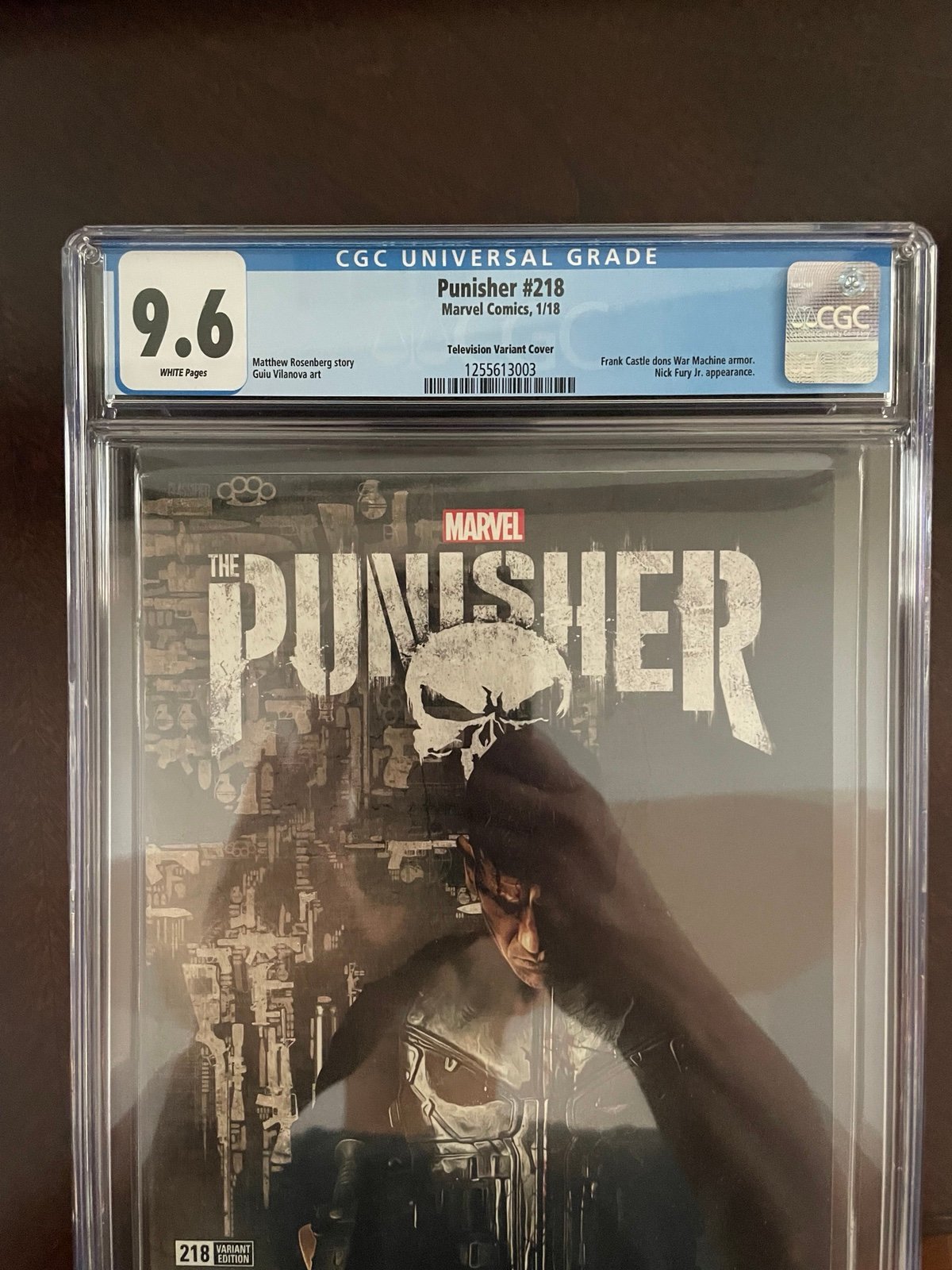 Punisher 218 - Netflix Bernthal Variant CGC 9.6