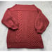 Free People Easy Street Tunic Sweater Large Maroon Oversize Slouchy Boat Neck