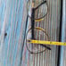 Vtg Full Rim Black Frame Oversized Glasses Unbranded Frame Only Wire Frames