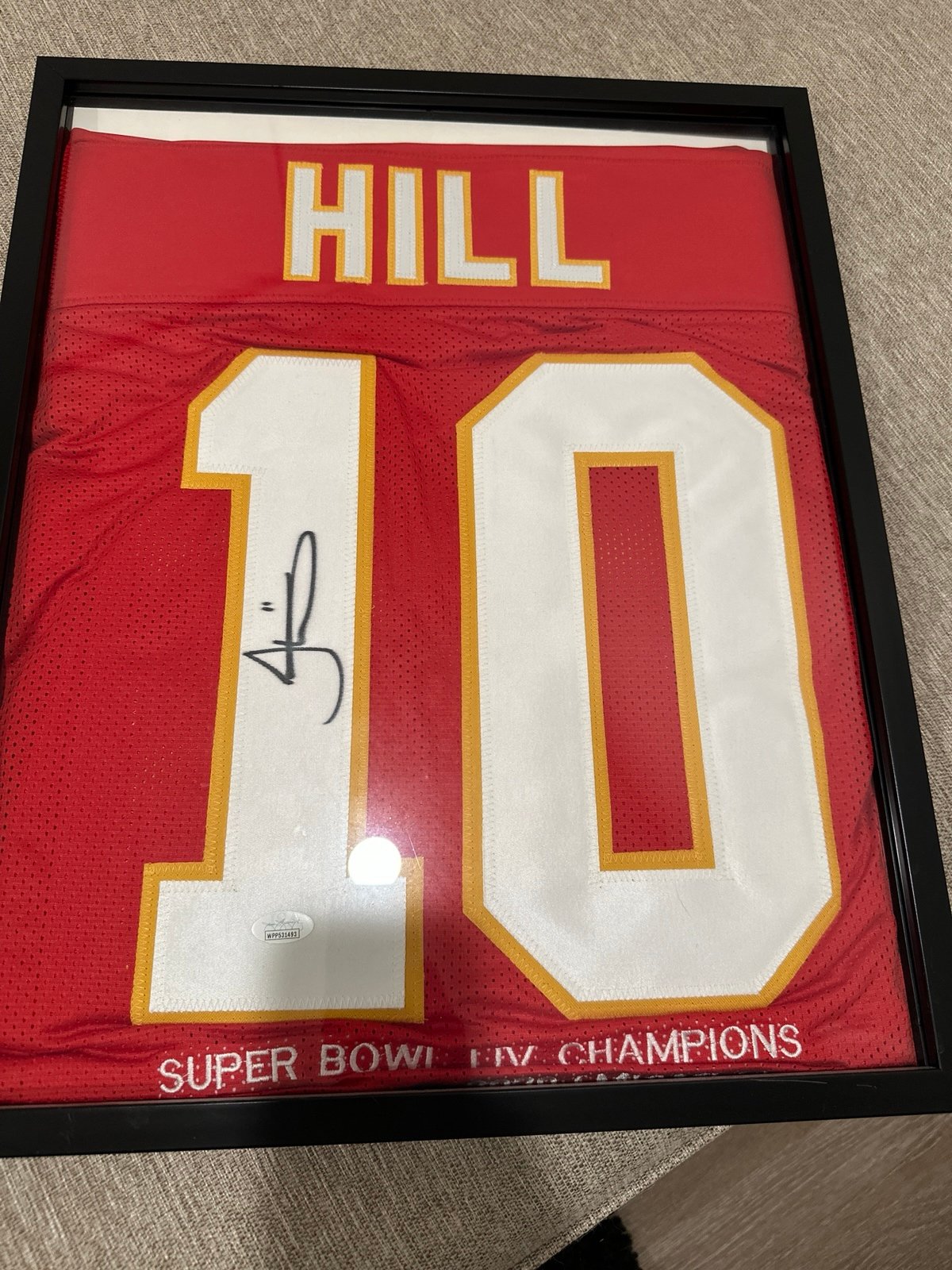 Autographed TyReek Hill - Xl Chiefs Jersey