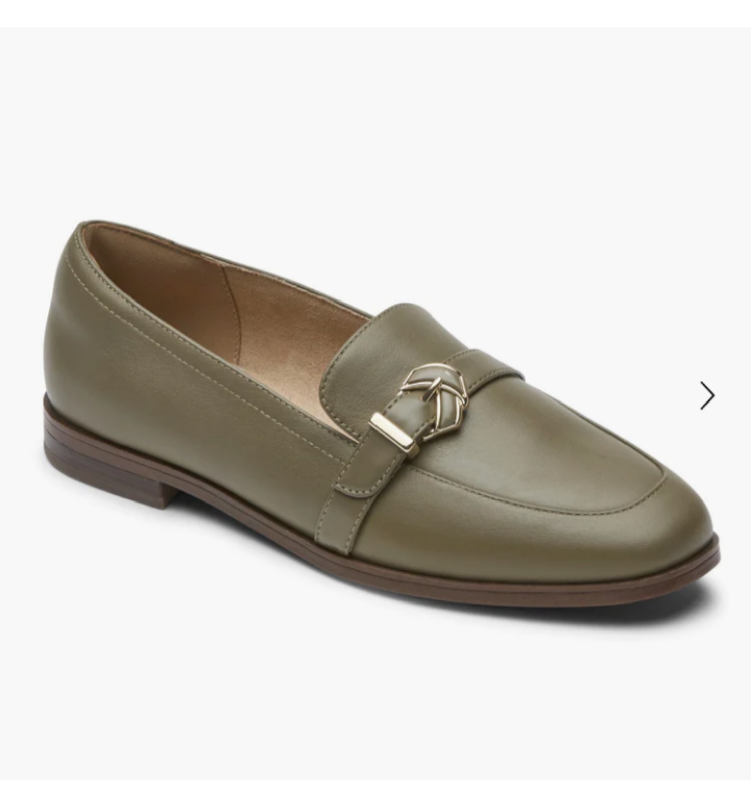 Rockport ladies forest leather Susana knot loafers