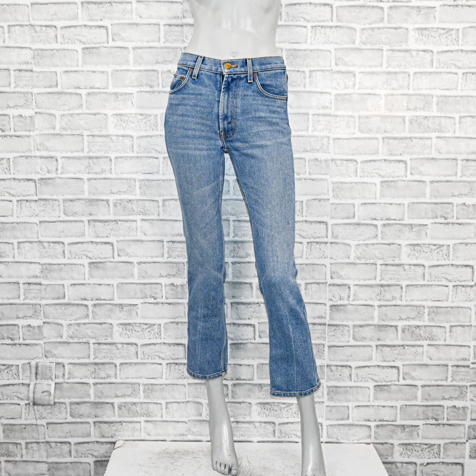 B SIDES Women's Straight Leg Denim Jeans 5-Pocket size 25