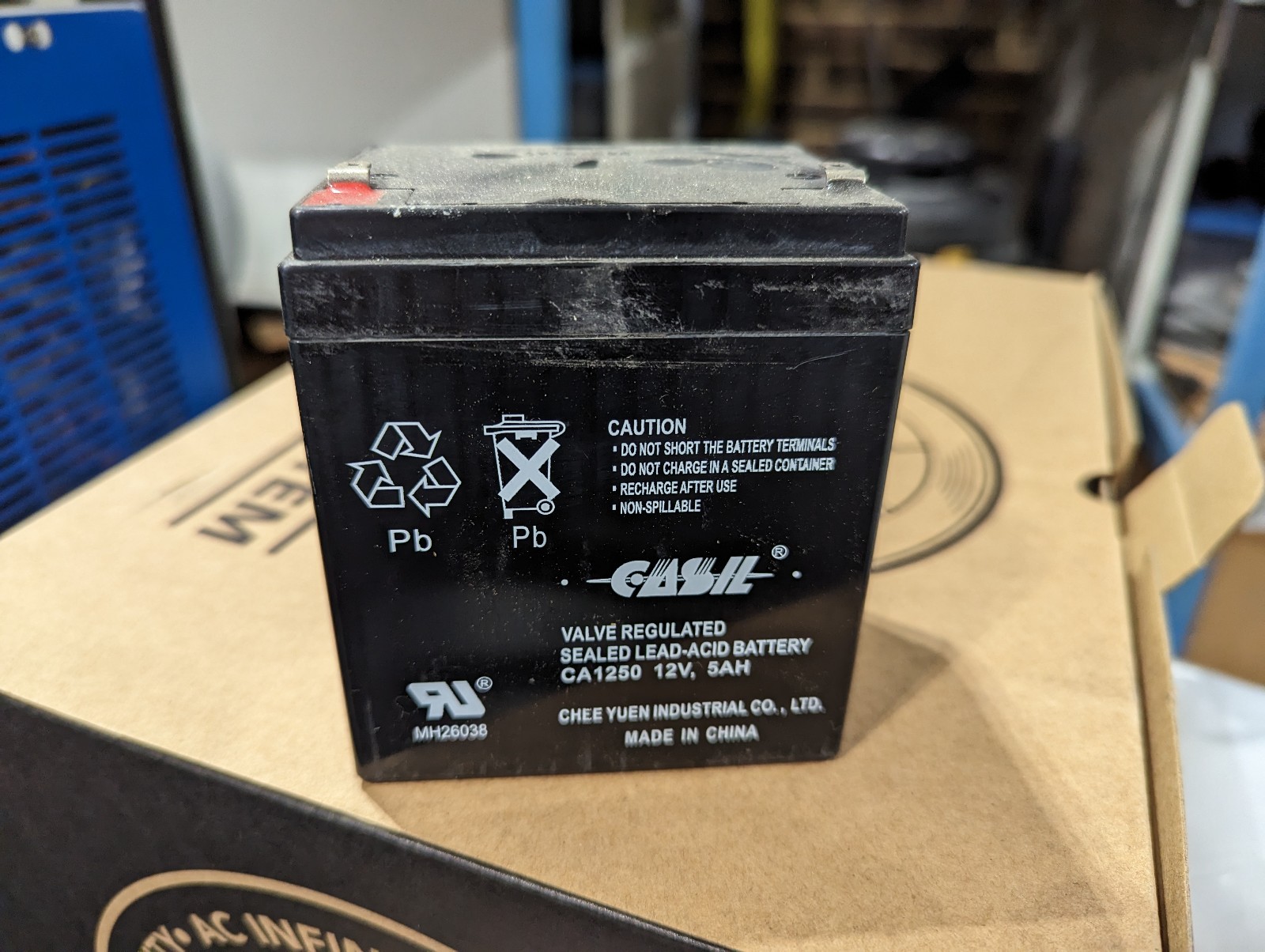 4x 12v 5Ah sealed battery for UPS
