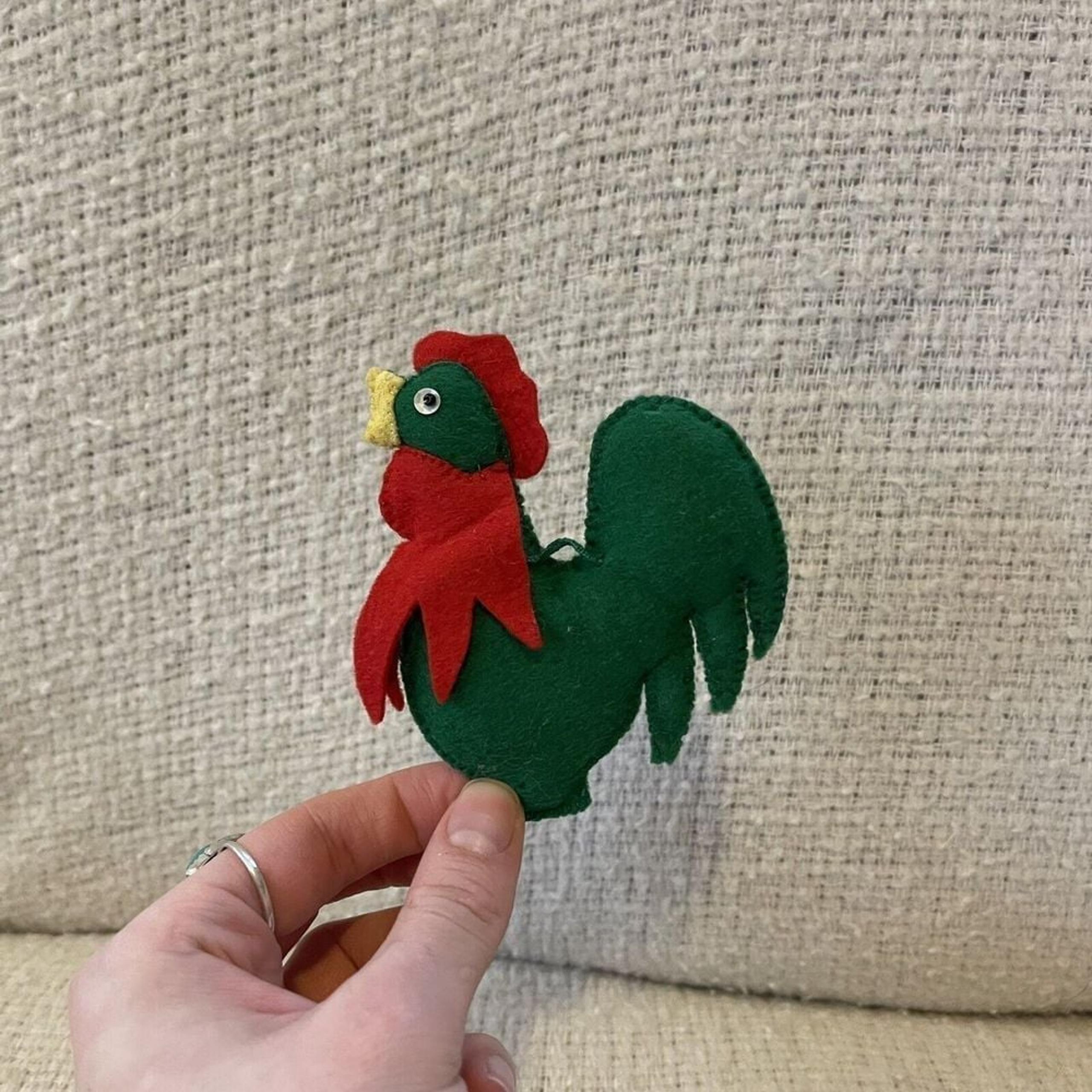 Holiday Ornament Corn Flakes Cereal Breakfast Milk Kelloggs Green Bird Mascot