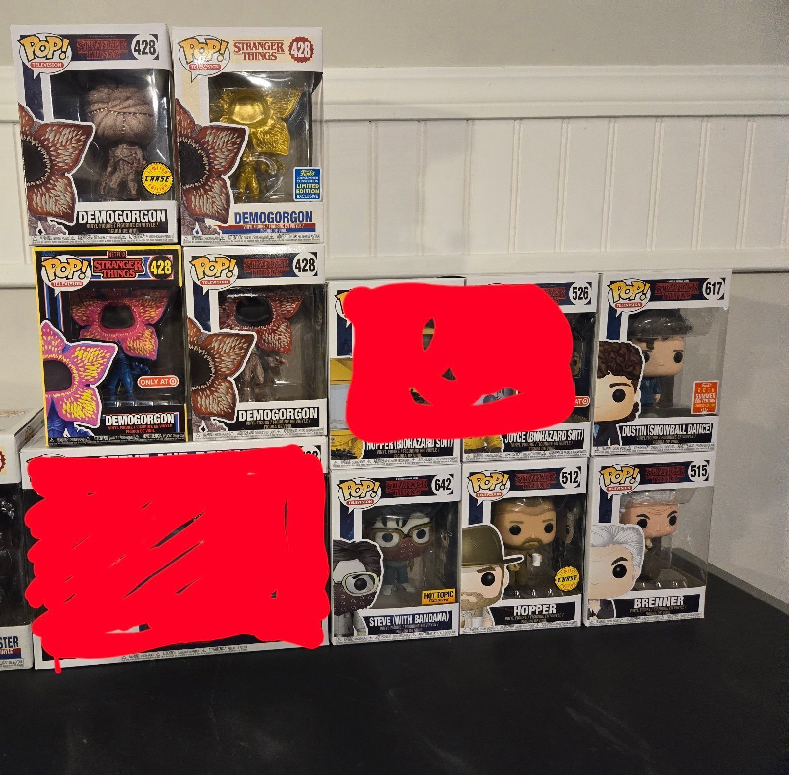 Stranger things funko pop lot. please read!