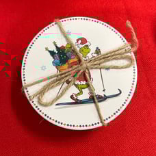 The grinch coasters